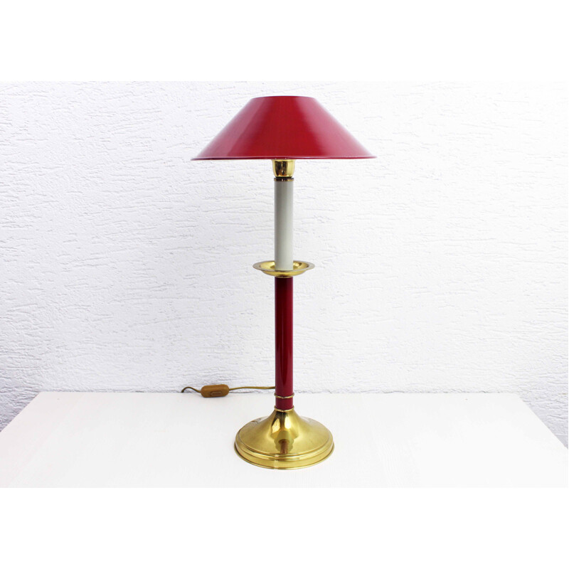 Lampe de table vintage par Tommaso Barbi, Italie 1960