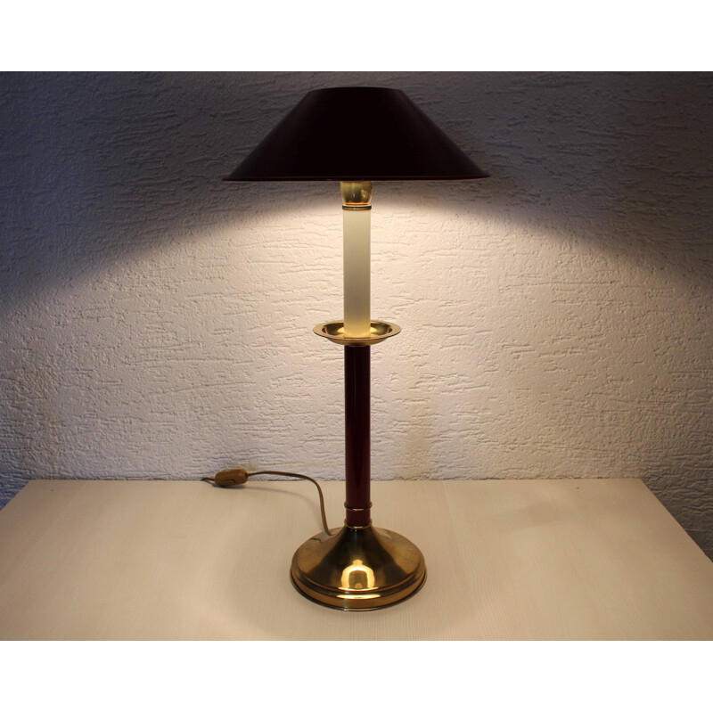 Lampe de table vintage par Tommaso Barbi, Italie 1960