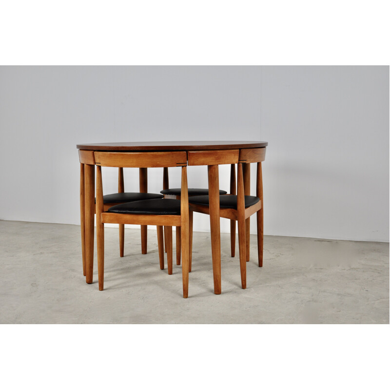 Ensemble de salle à manger vintage par Hans Olsen pour Frem Rojle 1960