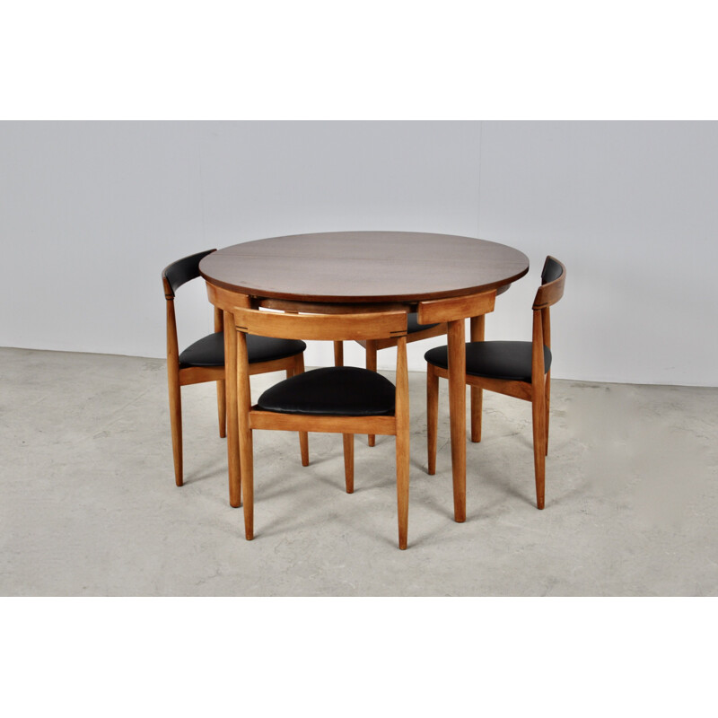 Ensemble de salle à manger vintage par Hans Olsen pour Frem Rojle 1960