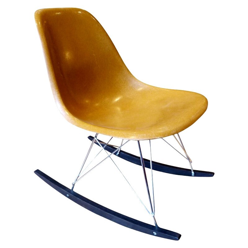 EAMES chair "RKR" dark ocher, publishing Hermann MILLER - 60