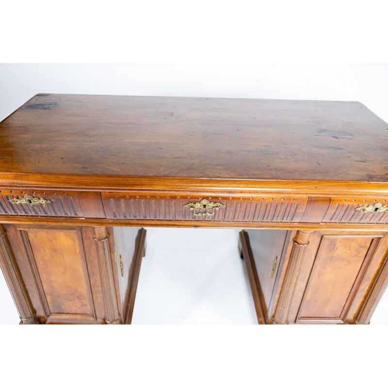 Large vintage desk of walnut 1890s