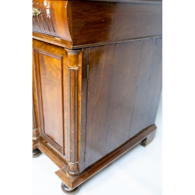 Großer Vintage-Schreibtisch aus Nussbaum 1890