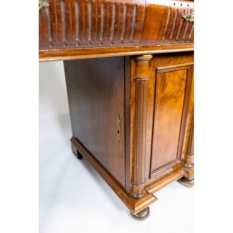 Large vintage desk of walnut 1890s