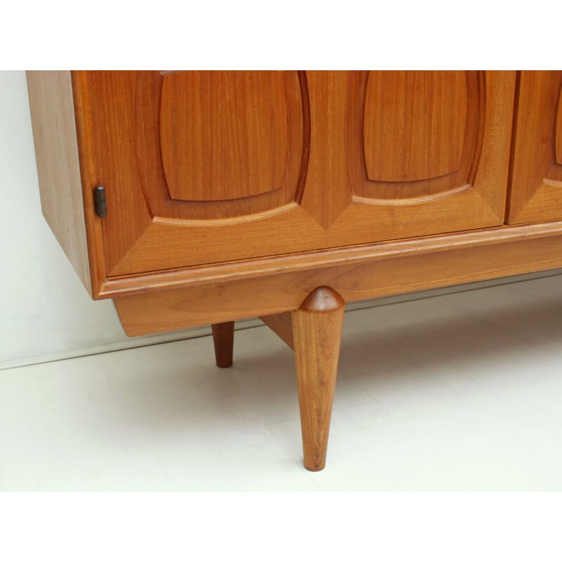 Norwegian Gustav Bahus sideboard in teak wood, A. RELLING & R. RASTAD & A. AARSETH - 1960s