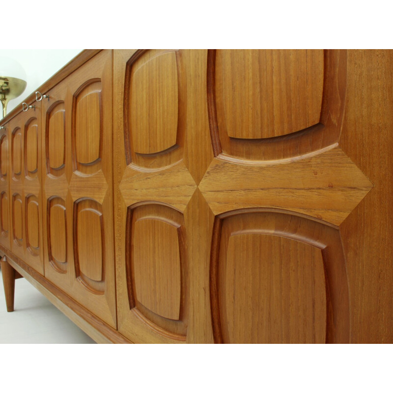 Norwegian Gustav Bahus sideboard in teak wood, A. RELLING & R. RASTAD & A. AARSETH - 1960s