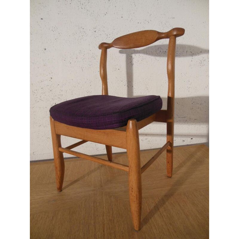Set of 4 chairs "Fumay" GUILLERME and CHAMBRON - 60