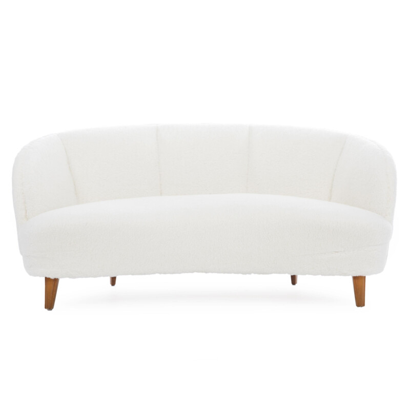 Vintage 3 seater sofa by Fritz Hansen, Scandinavian 1930s