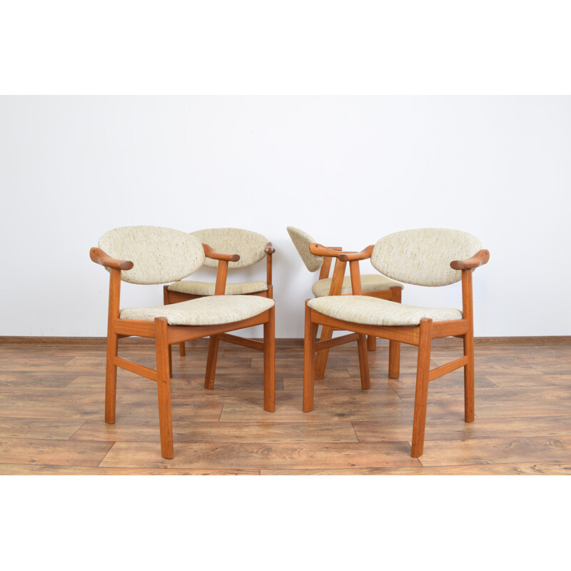 Set of 4 vintage Dining Chairs by Kai Kristiansen for Schou Andersen, Danish 1960s