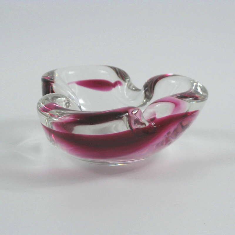 Mid-Century Murano Glass Ashtray Bowl, Italy 1960s