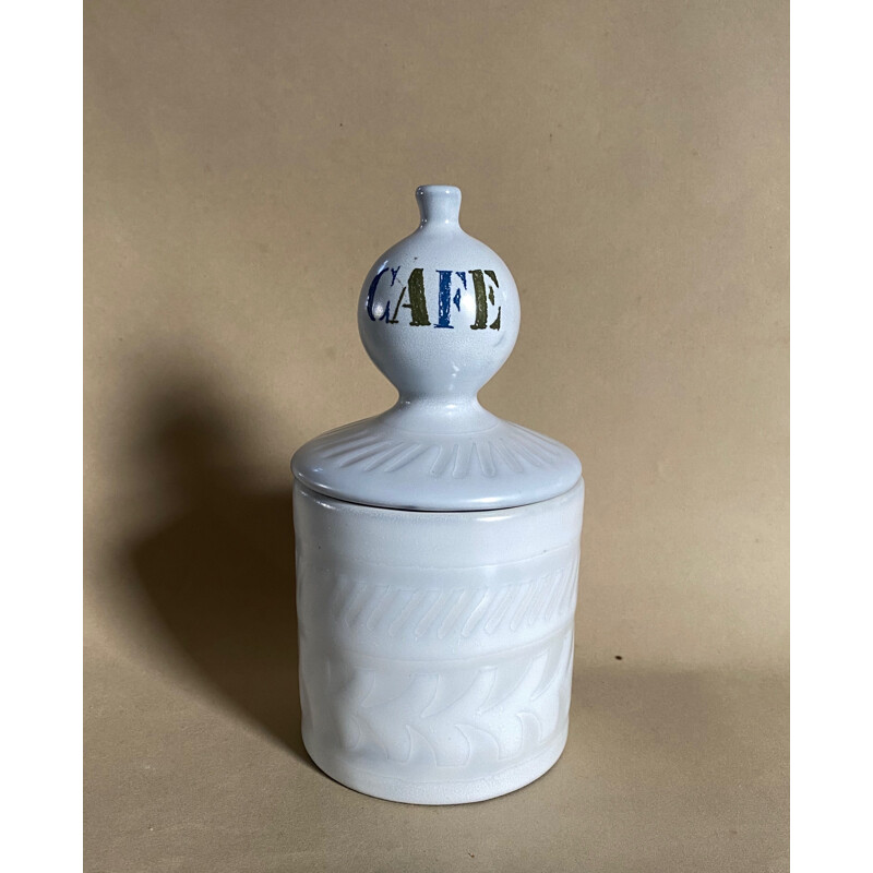 Vintage ceramic box by Roger Capron 1950s
