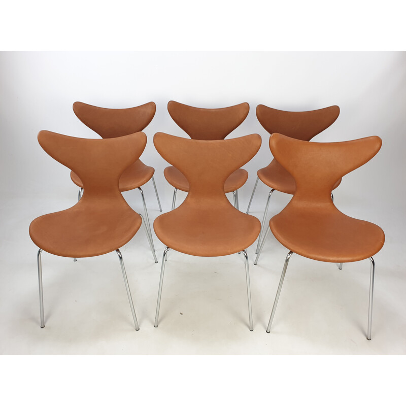 Set di 6 sedie vintage Lily di Arne Jacobsen per Fritz Hansen, 1960