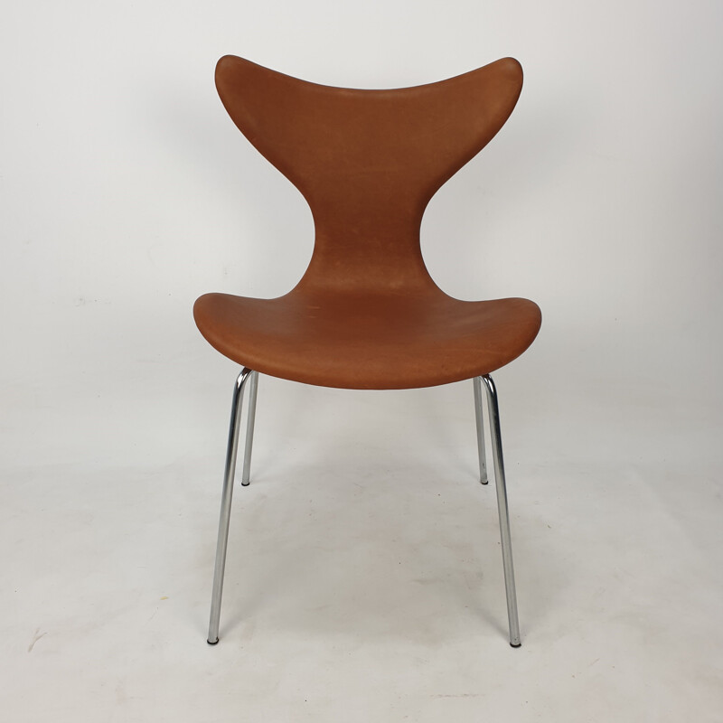 Juego de 6 sillas Lily vintage de Arne Jacobsen para Fritz Hansen, 1960
