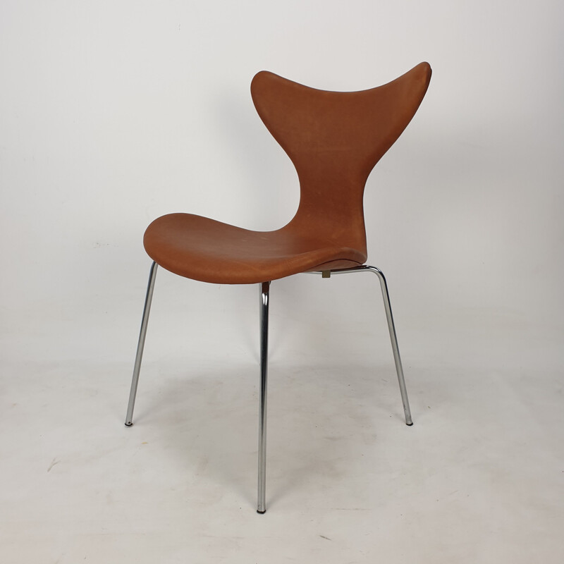Juego de 6 sillas Lily vintage de Arne Jacobsen para Fritz Hansen, 1960