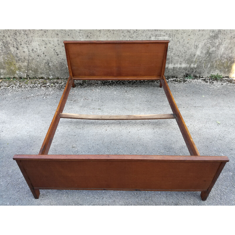 Vintage bed 2 places of René gabriel 1940s