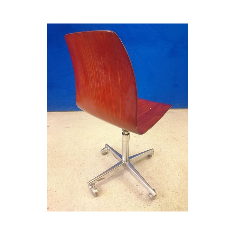 Mid century desk chair, Pagholz Pagwood - 1960s