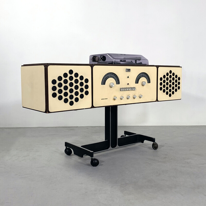 Radiophonographe vintage RR126 par Achille & Pier Giacomo Castiglioni pour Brionvega 1960