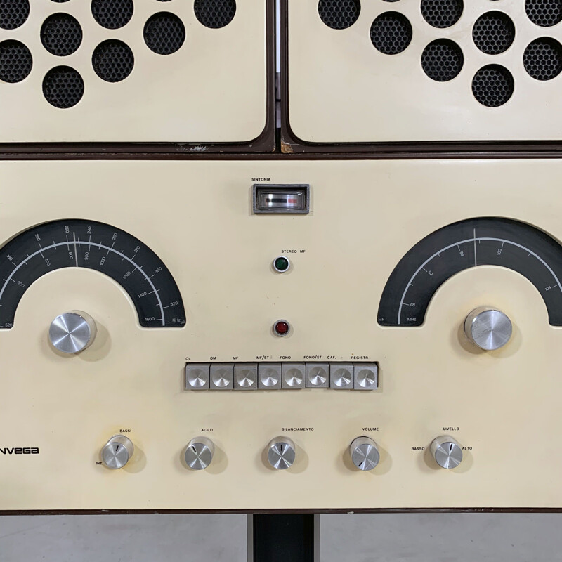 Radiophonographe vintage RR126 par Achille & Pier Giacomo Castiglioni pour Brionvega 1960