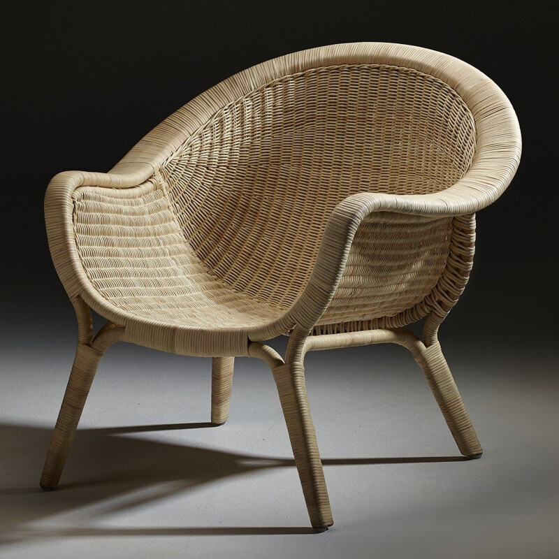 Vintage armchair by Nanna Ditzel 1950s