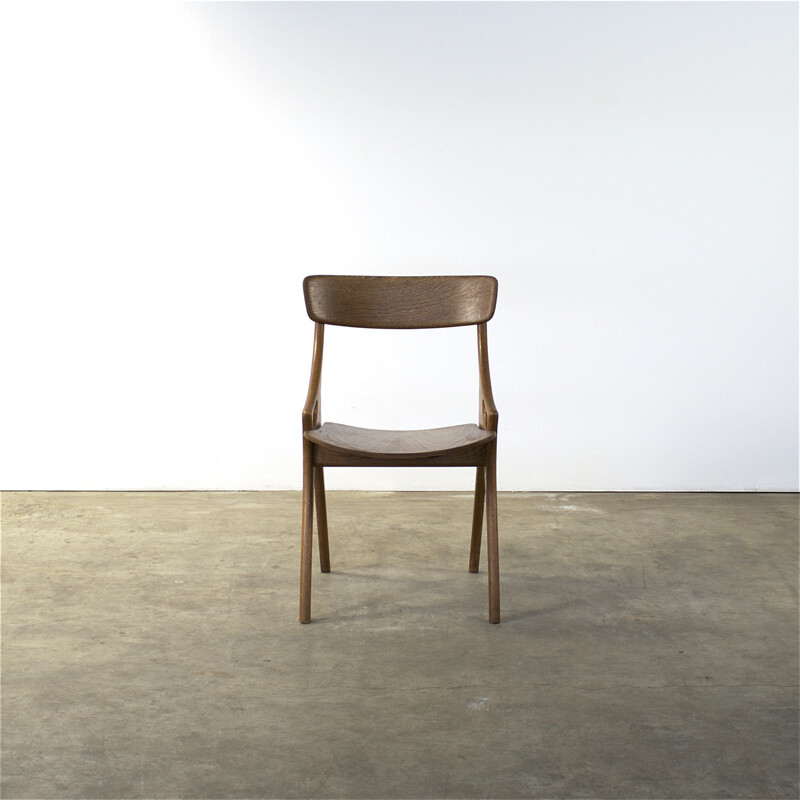 Set of 4 teak chairs, Arne HOVMAND OLSEN - 1950s