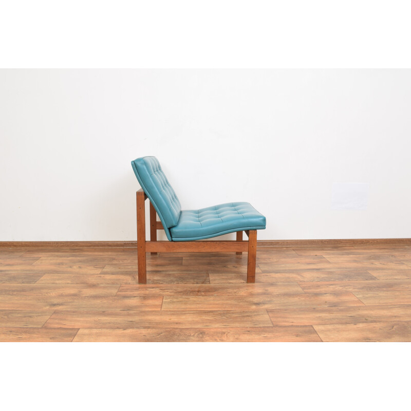 Vintage Teak Lounge Chair by Ole Gjerlov-Knudsen & Torben Lind for France & Son, Danish 1960s