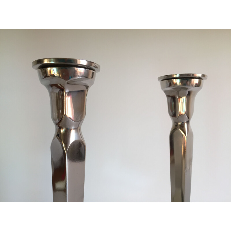 Pair of vintage neo classic candle holders