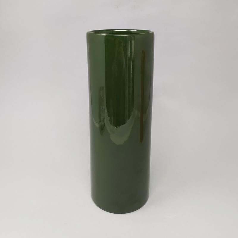 Pair of vintage vases by A. Mangiarotti for F.lli Brambilla, Italy 1970s