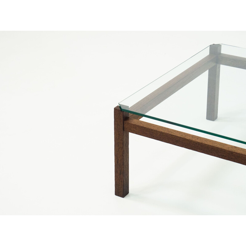 Vintage Spectrum "TZ41" wengé coffee table by Kho Liang Ie, Netherlands