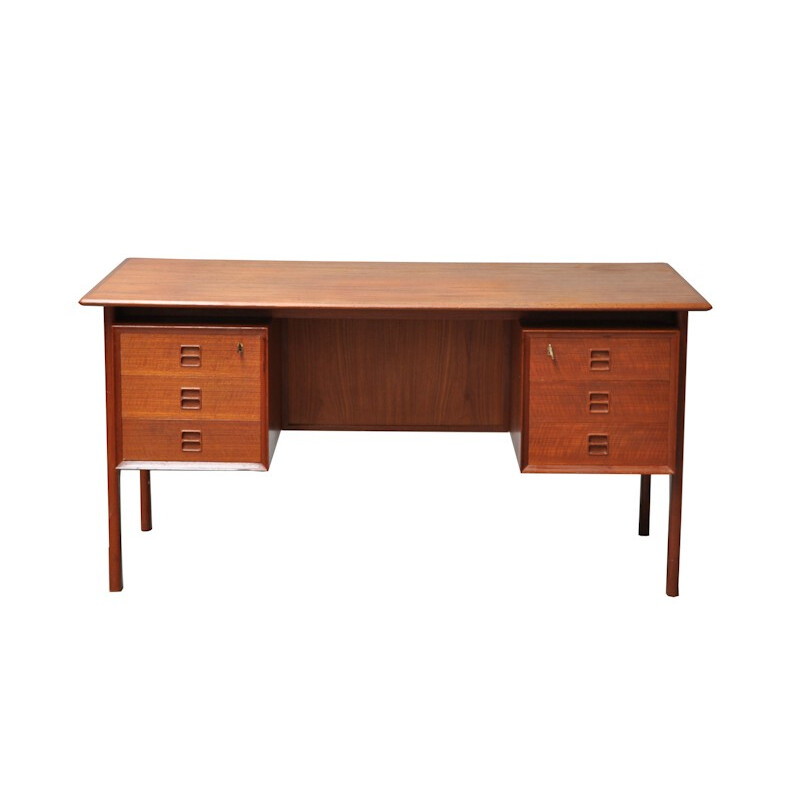 Mid-century desk in teak, Arne VODDER - 1950s