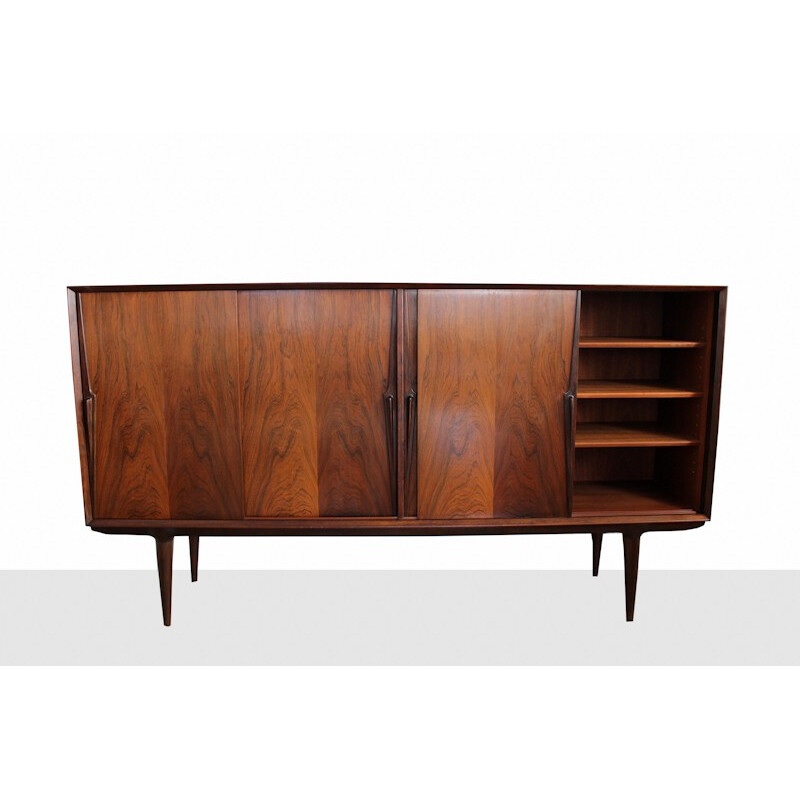 Buffet scandinave en palissandre de Rio, Jun OMANN - 1970