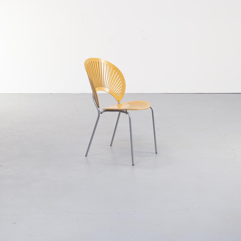 Set of 8 vintage Nanna Ditzel "3258" chair for Fredericia Stolefabrik, Denmark 1960s