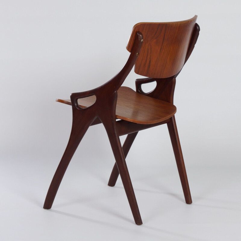 Set of 4 vintage Teak Dining Chairs by Hovmand Olsen for Mogens Kold, Danish 1960s