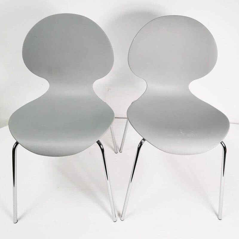 Pair of vintage chairs by Galvano Tecnica, Italy 1980s