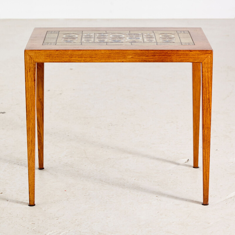 Vintage Rosewood Side Table by Severin Hansen for Haslev Møbelsnedkeri, Danish 1960s