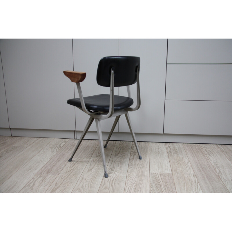 Dutch Ahrend chair in wood and steel, Friso KRAMER - 1950s