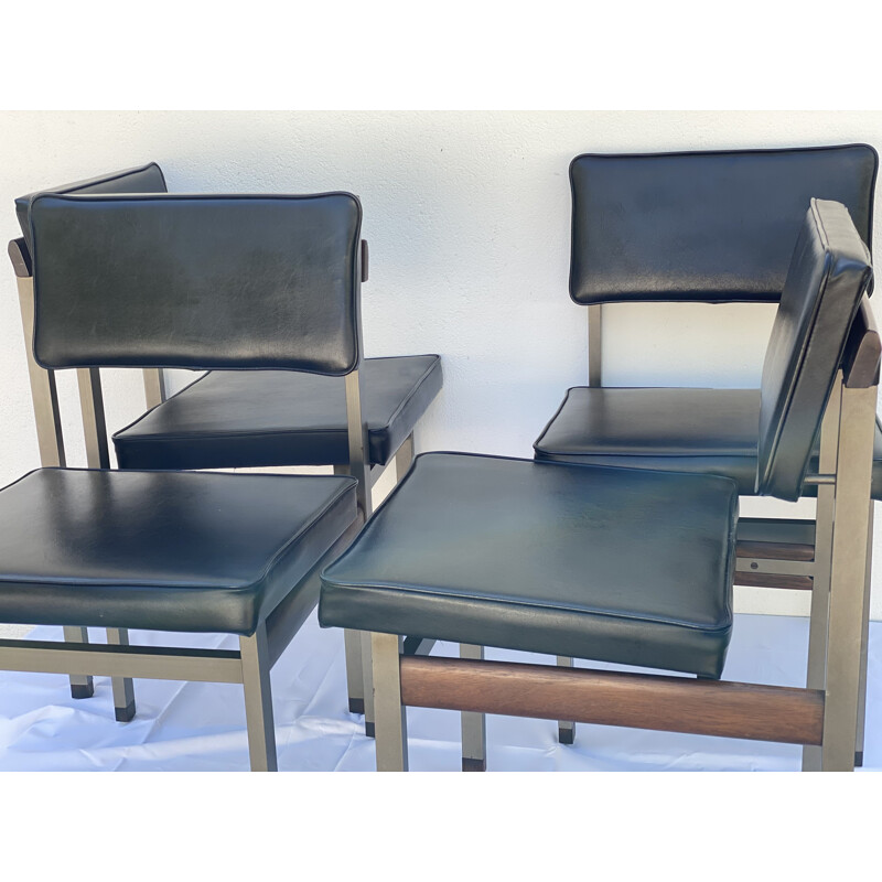 Set of 4 Vintage Dining Chairs 'Pali' vintage  from Louis van Teeffelen 1960s