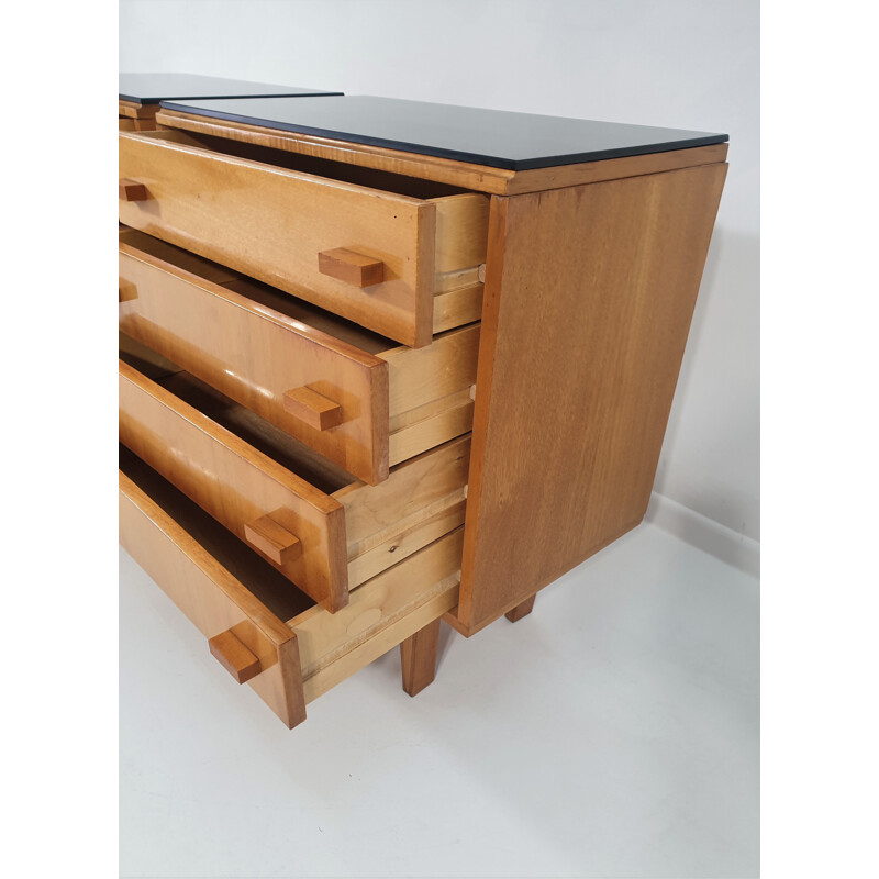 Pair of vintage Nightstands by Frantisek Mezulanik, 1970s