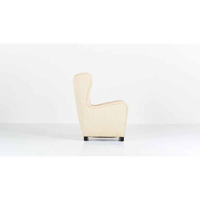 Fauteuil vintage FH-1672 Fritz Hansen Danemark 1940