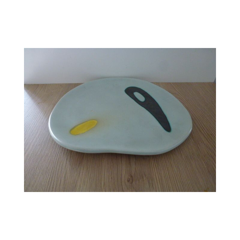 Vintage dish grey Peter Orlando 1960