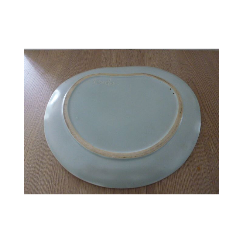 Plat  vintage gris Peter Orlando  1960