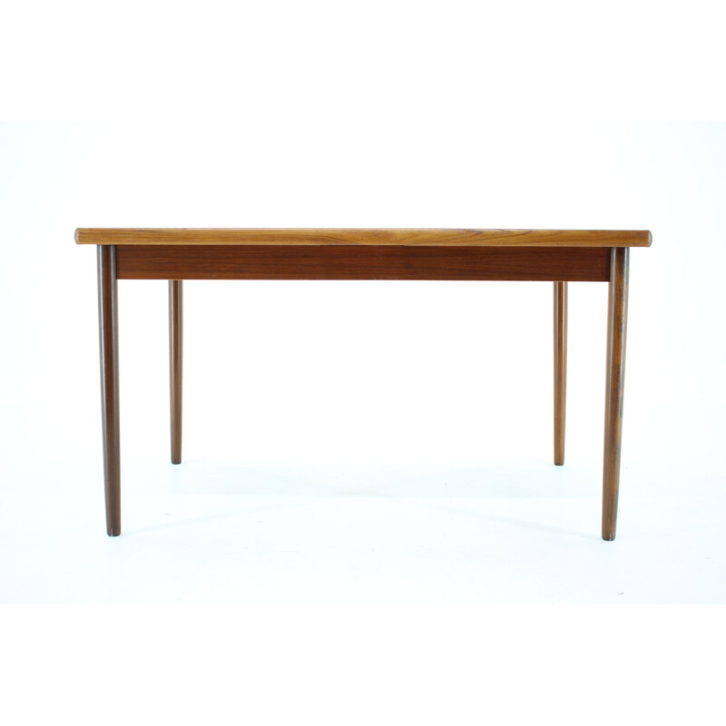 Vintage teakhouten eettafel, Denemarken 1960