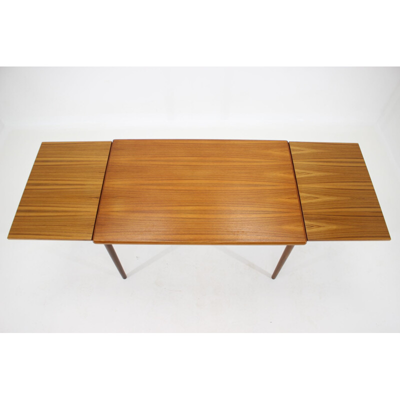 Vintage extendable teak dining table, Denmark 1960