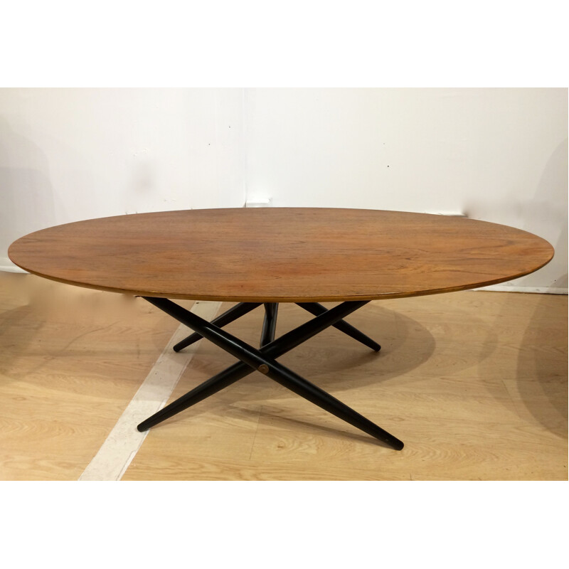 "Ovalette" coffee table, Ilmari . TAPIOVAARA - 1955s