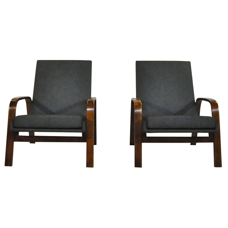 Steiner pair of armchairs, ARP - 50s