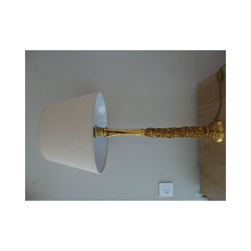Lámpara de bronce vintage de Pierre Casenove 1994