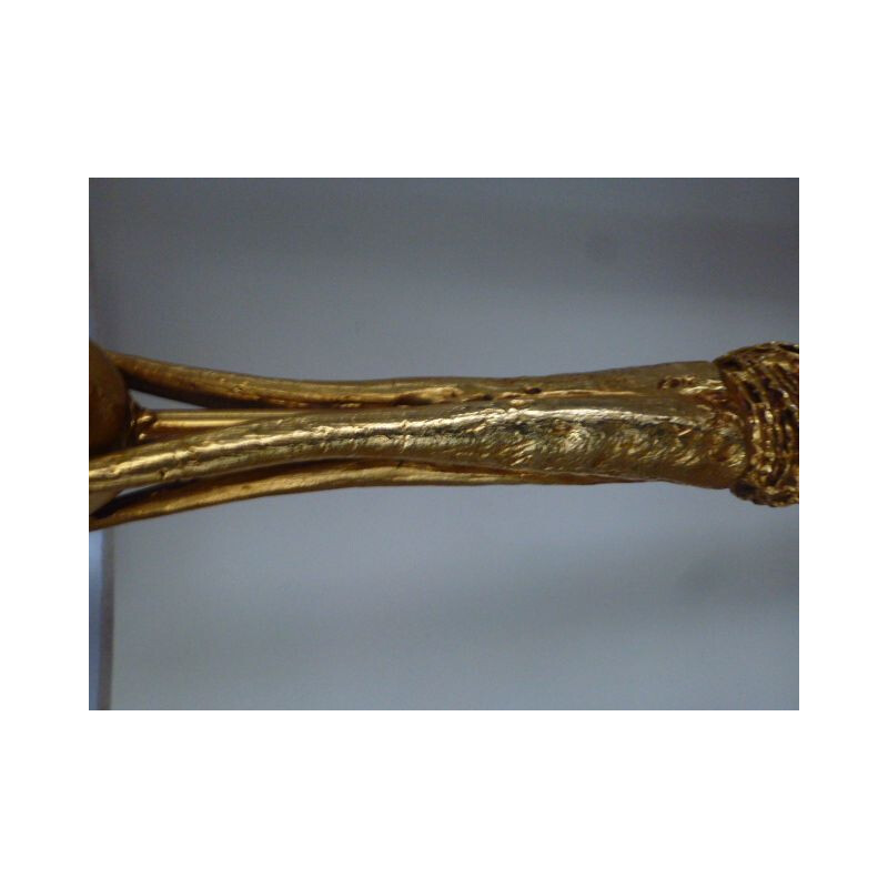 Lampada vintage in bronzo di Pierre Casenove 1994