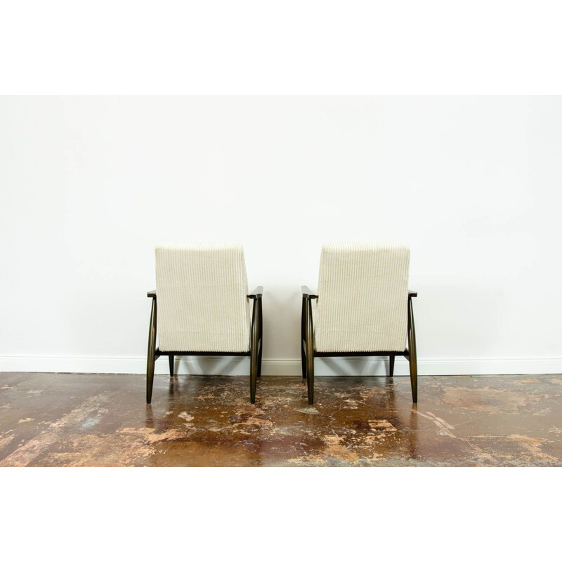 Pair of vintage Armchairs Type 300-190 By H. Lis, Poland 1960s