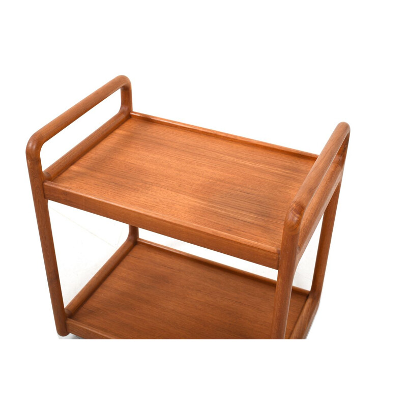 Vintage solid Teak Service Trolley by Cado, Denmark 1960s