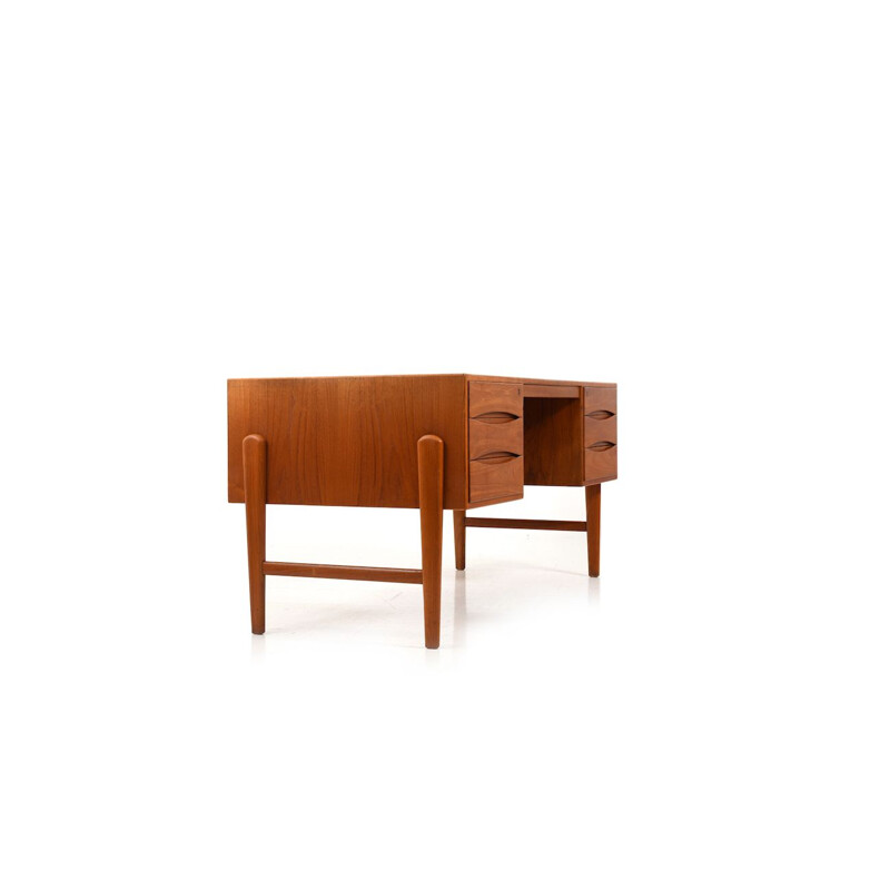 Vintage Teak Desk Modern by  Arne Vodder, Danish 1960s