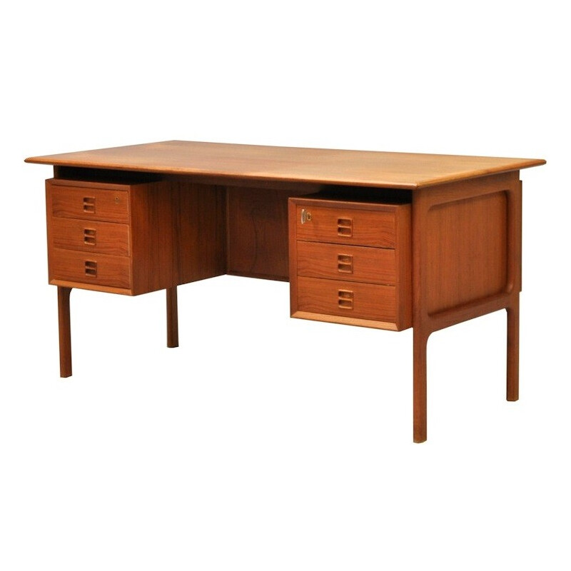 Mid-century desk in teak, Arne VODDER - 1950s